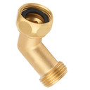 Melnor Brass Swivel Hose Connector - 2-1/4" X 1-1/4" X 2-3/4"