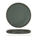 Creative Co-op Abode Reactive Glaze Stoneware Plate - 7" - Matte Teal