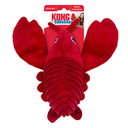 Kong Cuteseas Rufflez Lobster Dog Toy - Small/Medium
