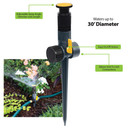 Melnor Multi-Adjustable Spike Sprinkler - 2-3/8" X 1-5/8" X 10"