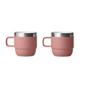 Yeti Rambler Espresso Stackable Mugs - 6 oz - 2 pk - Sandstone Pink