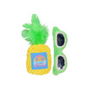 Multipet Margaritaville Pineapple and Sunglasses Cat Toy - 2 pk