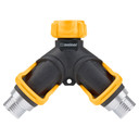 Melnor EZ-Flow 2-Way Control Valve - 5-3/4" X 1-3/4" X 4-1/4"