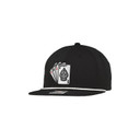 Ariat Men's 3d Embroidered Ace Playing Cards Baseball Hat - Black