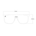 Blenders Unisex Pureblend Active SciFi Polarized Sunglasses - Heat Striker