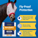 SuperMask II Horse Fly Mask, Assorted Colors