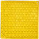 SodaPup Honeycomb Design Emat Enrichment Lick Mat - Large - Yellow
