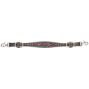 Circle Y Reinsman Bronco Texas Flower Wither Strap - Multi