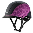 Weaver Equine Spirit Riding Helmet - Purple Boho - Large