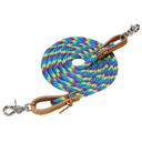 Weaver Equine Poly Roper Reins with Scissor Snap - 3/8" X 8'