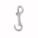 Weaver Equine Barcoded 232 Open Eye Snap - 4" - Zinc Plated