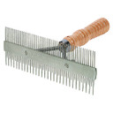 Weaver Livestock Wood Handle Two Sided Comb