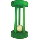 A&E Wooden Cylinder with Ball Chew Toy
