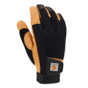 Carhartt Men's Synthetic Leather High Dexterity Cuff Glove - Black Barley