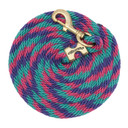 Weaver Equine Poly Lead Rope with a Solid Brass 225 Snap - 10'