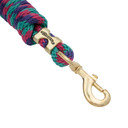 Weaver Equine Poly Lead Rope with a Solid Brass 225 Snap - 10'