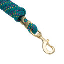 Weaver Equine Poly Lead Rope with a Solid Brass 225 Snap - 10'