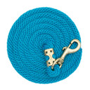 Weaver Equine Value Lead Rope with Brass Plated 225 Snap - 5/8" X 8'