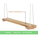 Exotic Nutrition Solid Hardwood Chicken Swing - 42"