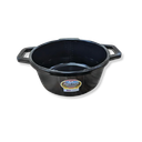 22qt Black Feed Pan w/Handles