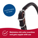 Coastal Pet Circle T Leather Round Dog Collar - Latigo