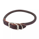 Coastal Pet Circle T Leather Round Dog Collar - Latigo