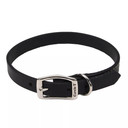 Coastal Pet Circle T Oak Tanned Leather Town Dog Collar - Black