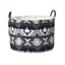 Max & Marlow Blk/Wht Lounger Cat Bed