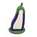 Max & Marlow Apple Novelty Cat Scratcher - Eggplant