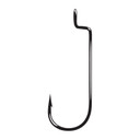 Gamakatsu Offset Shank Round Bend Worm Hook - NS Black - 6 pk