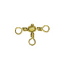 Eagle Claw Brass Crossline Swivels