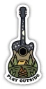Play Outside Guitar Sticker