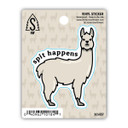 Spit Happens Llama Sticker