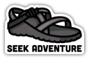 Seek Adventure Sticker