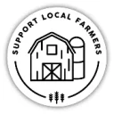 Support Local Farmers Sticker