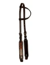 Floral Hair/Hide One Ear Headstall