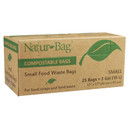 Natur-Tec NT1075-RTL-00004 Trash Bag, 3 gal, 25ct