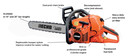 Echo Rear Handle Chain Saw - 20"