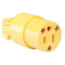 Pass & Seymour Yellow Medium Duty Connector - 15 Amp