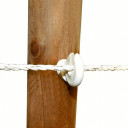 Powerfields White Screw-In Ring Insulator - 25 pk