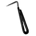 Partrade Hoof Pick with Vinyl-Covered Handle - Black - 5-1/2"