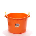 Little Giant Orange Polyethylene Plastic Muck Tub - 70 qt