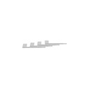National Hardware 3-1/2" X 5/8" Flat Corner Iron Braces - 4 Pk