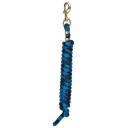 Weaver Leather 10' Brass Snap Poly Lead Rope - Navy/blue/turquoise