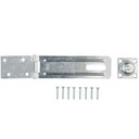 National Hardware Swivel Staple Safety Zinc Hasp - 6"