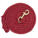 Weaver Leather Brass Plated Snap Cotton Lead Rope - 5/8" X 10'