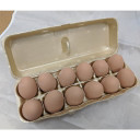 Clay Concepts Ceramic Chicken Egg - Brown