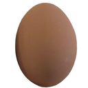 Clay Concepts Ceramic Chicken Egg - 1 Brown Egg