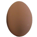 Clay Concepts Ceramic Chicken Egg - 1 Brown egg