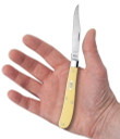 Case Chrome Vanadium Slimline Trapper Knife - Yellow Synthetic